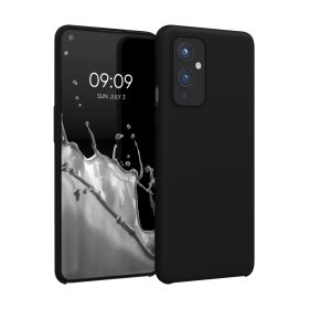   Tok OnePlus 9 telefonhoz, szilikon, fekete, 56040.01, kwmobile