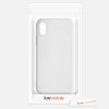 Apple iPhone X / iPhone XS tok, szilikon, fehér, 42492.02, kwmobile
