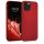 Tok iPhone 12 / iPhone 12 Pro telefonhoz, szilikon, piros, 56114.36