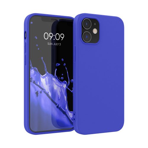 Apple iPhone 12 / iPhone 12 Pro tok, szilikon, kék, 53938.134, kwmobile