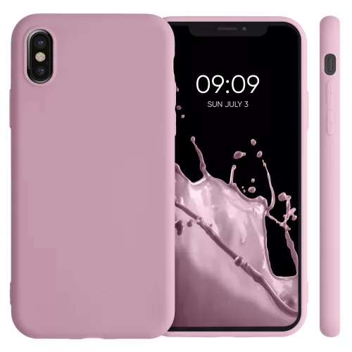 Apple iPhone X / iPhone XS tok, szilícium, lila, 42492.10, kwmobile