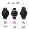 Számlapkeret Samsung Galaxy Watch 4 Classic (46 mm), kwmobile, acél, fekete, 56179.01 telefonhoz