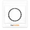 Számlapkeret Samsung Galaxy Watch 4 Classic (46 mm), kwmobile, acél, fekete, 56179.01 telefonhoz