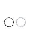 Számlapkeret Samsung Galaxy Watch 4 Classic (46 mm), kwmobile, acél, fekete, 56179.01 telefonhoz
