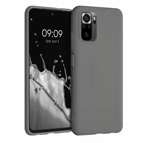   Xiaomi Redmi Note 10 / Redmi Note 10S burkolat, szilikon, szürke, 54541.155, kwmobile