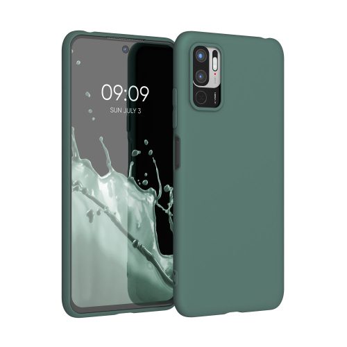 Xiaomi Redmi Note 10 5G tok, szilikon, zöld, 54947.171, kwmobile