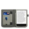 PocketBook Touch Lux 5 / Touch Lux 4 / Touch HD 3 borító, ökológiai bőr, szürke, kwmobile, 54817.06