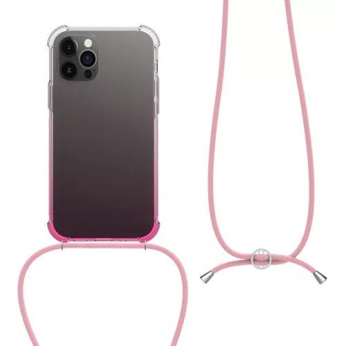 Tok Apple iPhone 12 / iPhone 12 Pro telefonhoz, szilikon, rózsaszín, 54084.05, kwmobile