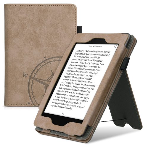 Kindle Paperwhite 7 tok, Eco bőr, barna, kwmobile, 56268.01