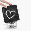 Thermomix TM6/TM5 védőburkolat, Kwmobile, fekete/fehér, műanyag, 55449.03
