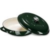 Navaris tapadásmentes öntöttvas edény főzőlapokhoz/sütőkhöz - 29,5 cm - 3,5 l - zöld, 52479.01.80