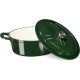 Navaris tapadásmentes öntöttvas edény főzőlapokhoz/sütőkhöz - 45 cm - 7,7 l - zöld, 52477.01.80