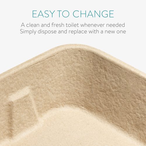 3 db eldobható Navaris macskaalom doboz készlet, karton, 54043.03