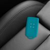 Renault / Dacia autókulcs burkolat - 4 gombos - Keyless Go, kwmobile, szilikon, zöld, 48035.78