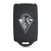 Renault / Dacia autókulcs tok - 4 gombos - Keyless Go, kwmobile, szilikon, fekete / fehér, 49769.25