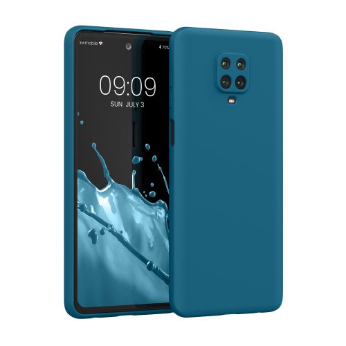 Kwmobile tok Xiaomi Redmi Note 9S/Redmi Note 9 Pro/Redmi Note 9 Pro Max telefonokhoz, szilikon, kék, 56562.224
