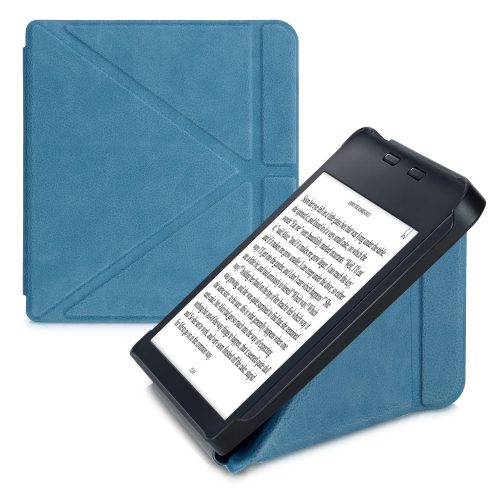 Kobo Libra 2 tok, ökológiai bőr, kék, kwmobile, 56576.78