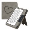 Kobo Libra 2 tok, ökológiai bőr, szürke, kwmobile, 56581.02