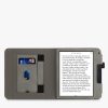 Kobo Libra 2 tok, ökológiai bőr, szürke, kwmobile, 56581.02