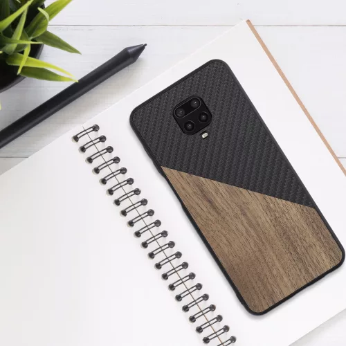 Xiaomi Redmi Note 9S / Redmi Note 9 Pro / Redmi Note 9 Pro Max tok, fa, barna, 56621.01, kwmobile