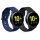 db pánt készlet Samsung Galaxy Active 2 40mm / 44mm, kwmobile, szilikon, kék/fekete, 56652.01