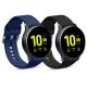 db pánt készlet Samsung Galaxy Active 2 40mm / 44mm, kwmobile, szilikon, kék/fekete, 56652.01