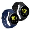 db pánt készlet Samsung Galaxy Active 2 40mm / 44mm, kwmobile, szilikon, kék/fekete, 56652.01