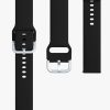 db pánt készlet Samsung Galaxy Active 2 40mm / 44mm, kwmobile, szilikon, kék/fekete, 56652.01