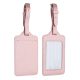2 db csomagtartós készlet, Kwmobile, Rose Gold, Eco bőr, 53126.03