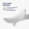 Szíj Apple Airpods Max fejhallgatóhoz, Kwmobile, fehér, szilikon, 56698.02