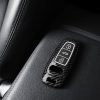 Audi autókulcs fedél - 3 gombos - kulcs nélküli, kwmobile, műanyag, fekete / szürke, 56720.03