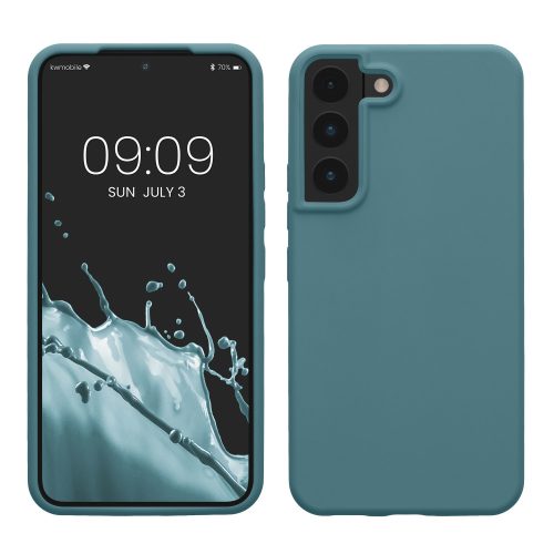 Samsung Galaxy S22 tok, szilikon, zöld, 56756.206, kwmobile