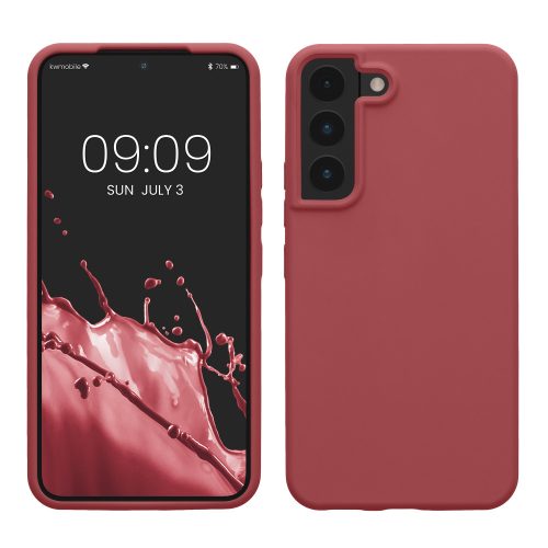 Samsung Galaxy S22 tok, szilikon, rózsaszín, 56756.167, kwmobile
