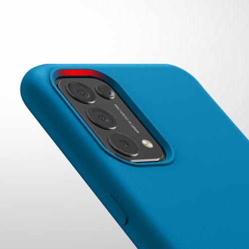 OPPO Find X3 Lite fedél, szilikon, kék, 55201.224, kwmobile