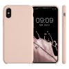 Apple iPhone X / iPhone XS tok, szilikon, rózsaszín, 42495.225, kwmobile