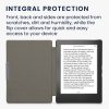 Kobo Aura H2O Edition 1 huzat, ökológiai bőr, szürke, kwmobile, 56872.01