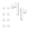 darabos cserehegy készlet Huawei FreeBuds 4i fejhallgatóhoz, Kwmobile, fehér, szilikon, 56866.02