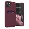 Tok Apple iPhone 13 telefonhoz, szilikon, lila, 55955.190, kwmobile