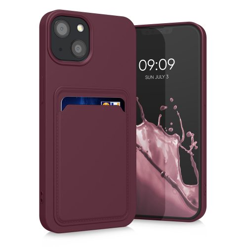 Tok Apple iPhone 13 telefonhoz, szilikon, lila, 55955.190, kwmobile