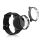 2 db-os tokkészlet Xiaomi Amazfit GTR 2 / Amazfit GTR 2e, kwmobile, szilikon, fekete, 53907.03