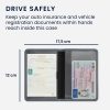 Fedél az autó okmányaihoz, Kwmobile, szürke, neoprén, 55381.12