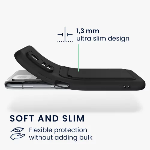 Xiaomi Mi 10T / Mi 10T Pro tok, szilikon, fekete, 56952.47, kwmobile