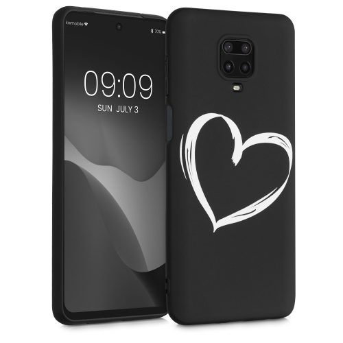 Xiaomi Redmi Note 9S / Redmi Note 9 Pro / Redmi Note 9 Pro Max tok, szilikon, fekete, 52150.05, kwmobile