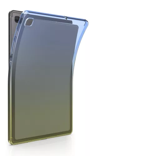 Samsung Galaxy Tab S6 Lite (2022), Kwmobile tok, kék/sárga, szilikon, 52242.04