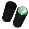 2 db hővédő fedeles készlet 500 ml-es dobozokhoz, Kwmobile, fekete, neoprén, 55734.03