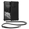 Motorola Moto G71 5G burkolat, szilikon, fekete, 57005.01, kwmobile