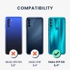 Motorola Moto G71 5G burkolat, szilikon, fekete, 57005.01, kwmobile