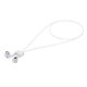 Szíj Apple AirPods 3/AirPods 2/AirPods Pro fejhallgatóhoz, Kwmobile, fehér, szilikon, 56992.02