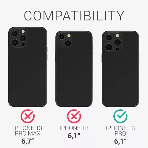 Apple iPhone 13 Pro tok, szilikon, átlátszó, 55963.21, kwmobile