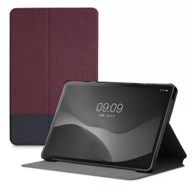   Borító Lenovo Tab P11 tablethez, Kwmobile, piros/fekete, textil, 55710.20